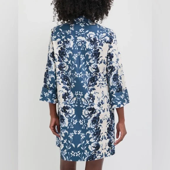 TUCKERNUCK Indigo Reflection Stretch Cotton Megan Dress - Picture 4 of 10